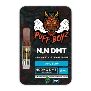 Puff Boyz N,N DMT Verry Berry Cartridge .5ML(400MG)